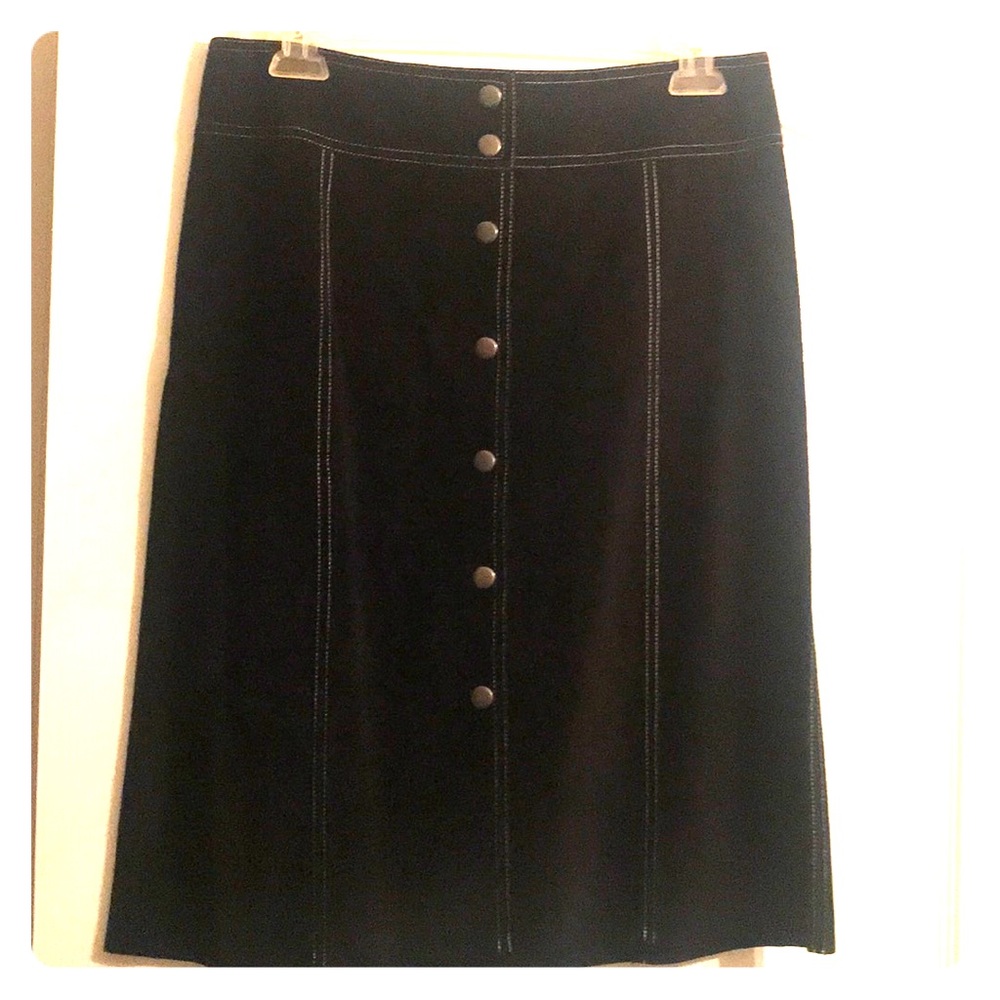 Theory leather skirt